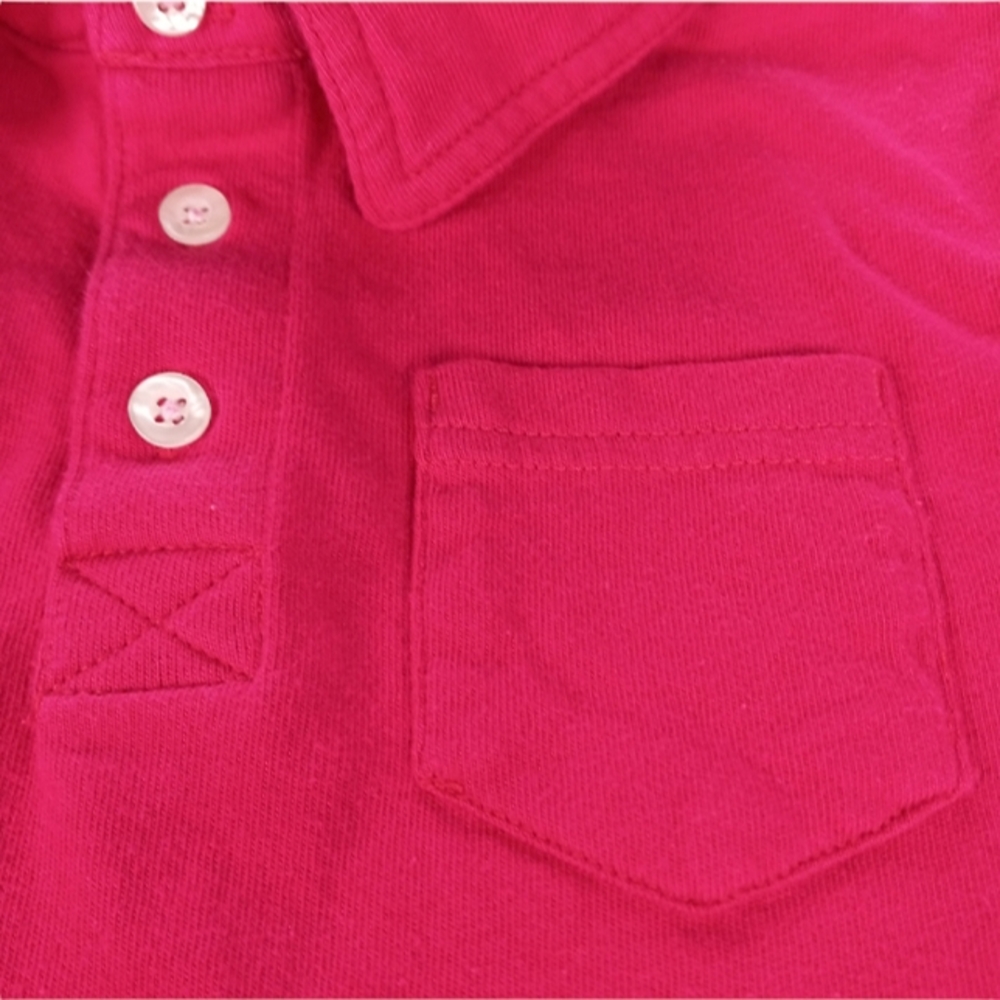 Primary Polo Shirt Girl's Size 6-7 - Picture 3 of 4